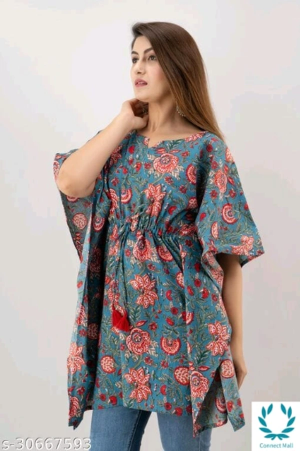 Alisha Refined  Kaftan Kurtis - L(Bust Size: 40 in)